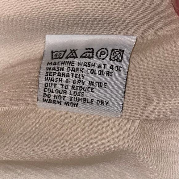 Boden Linen Floral Blazer Jacket Size 18 Blue Red Peony Print - Picture 8 of 9